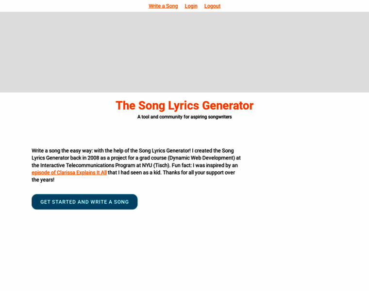 Songlyricsgenerator.com thumbnail