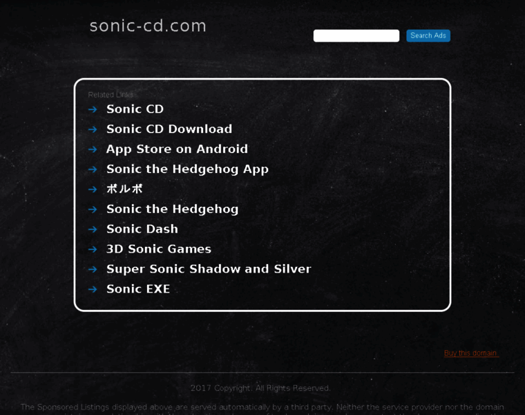 Sonic-cd.com thumbnail