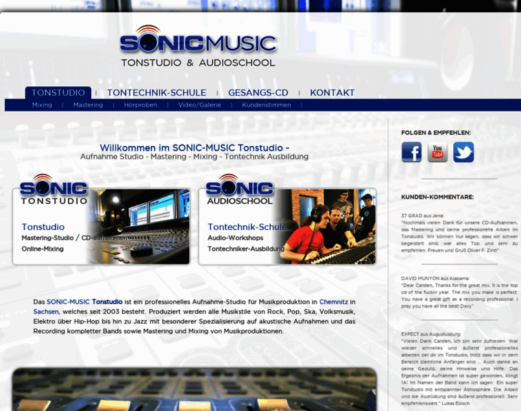 Sonic-music.de thumbnail