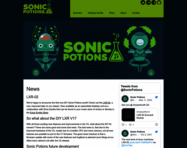 Sonic-potions.com thumbnail