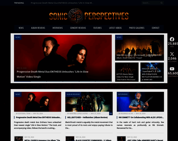 Sonicperspectives.com thumbnail