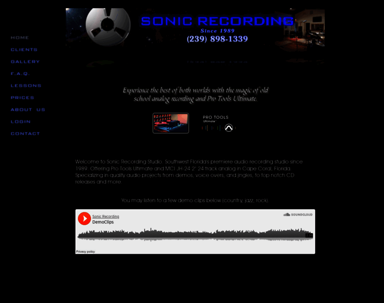 Sonicrecording.net thumbnail