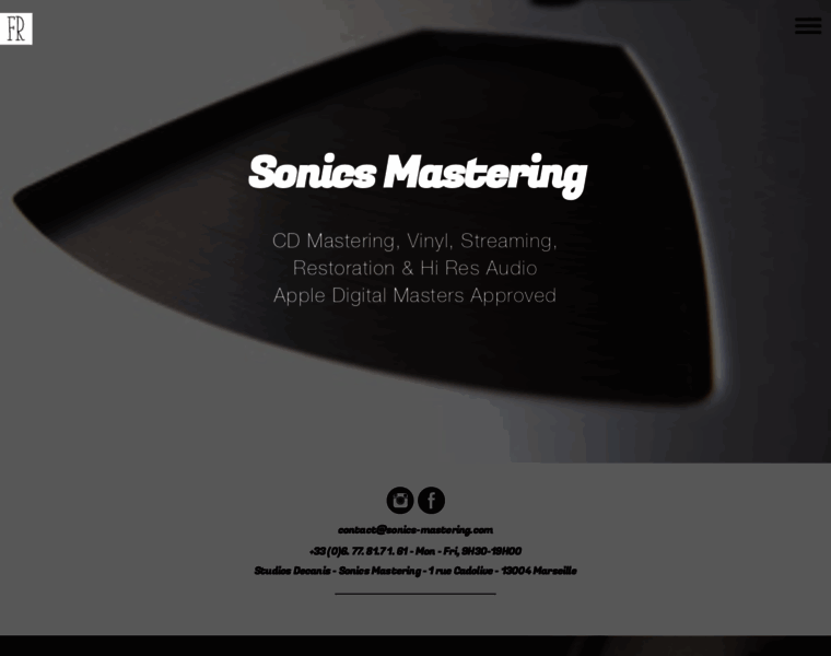 Sonics-mastering.com thumbnail