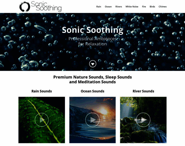 Sonicsoothing.com thumbnail