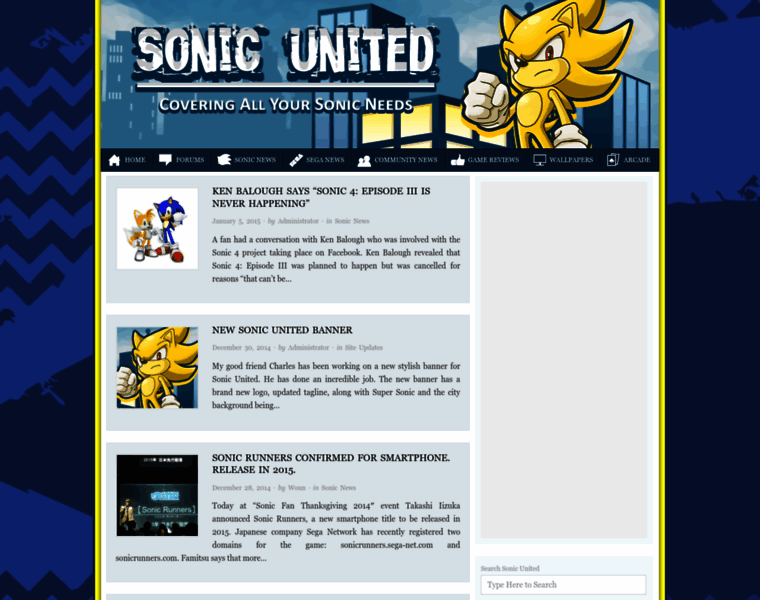 Sonicunited.org thumbnail