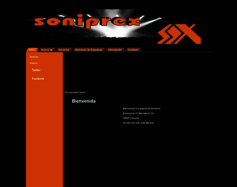 Soniprex.com thumbnail