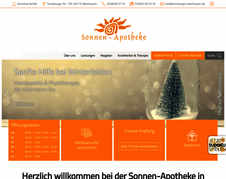 Sonnenapo-oberhausen.de thumbnail