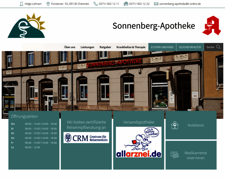 Sonnenberg-apotheke-chemnitz.de thumbnail