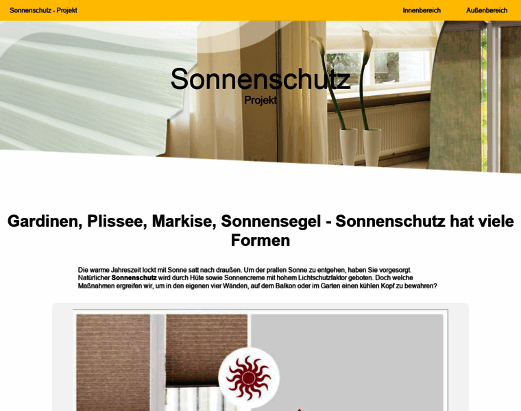 Sonnenschutz-projekt.de thumbnail