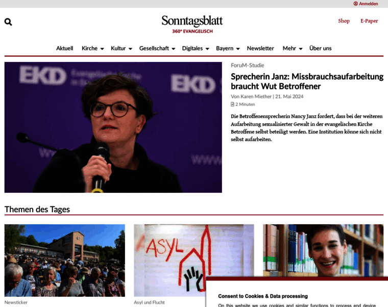 Sonntagsblatt-bayern.de thumbnail