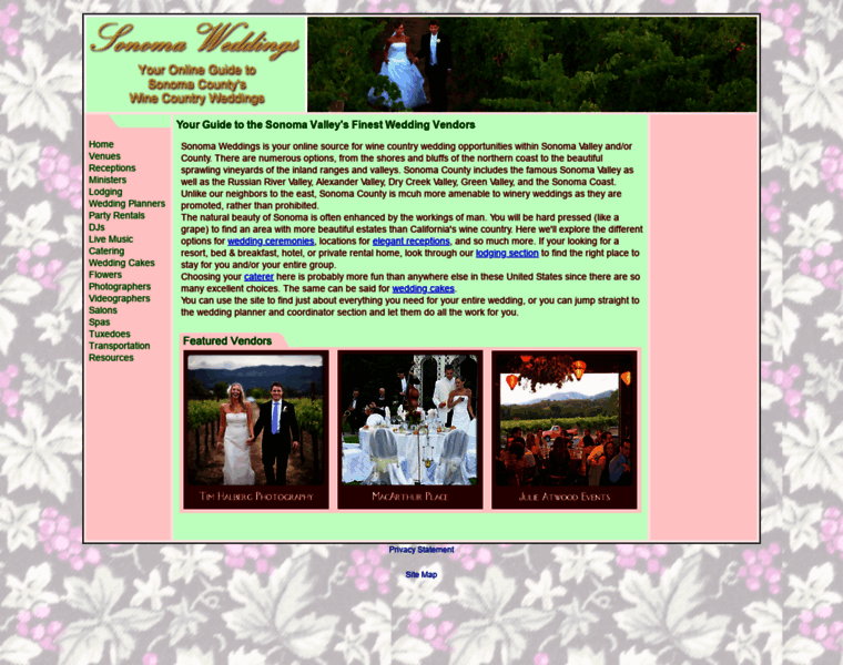 Sonoma-weddings.com thumbnail