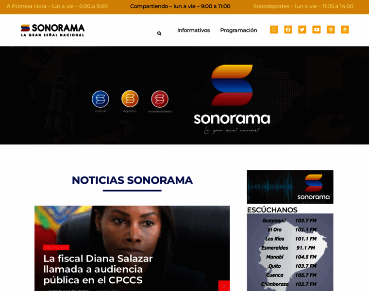 Sonorama.com.ec thumbnail