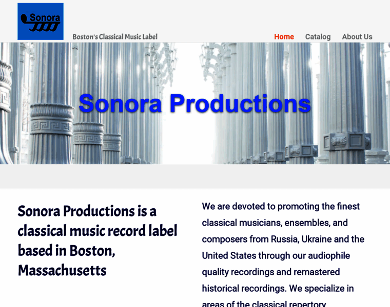 Sonoraproductions.com thumbnail