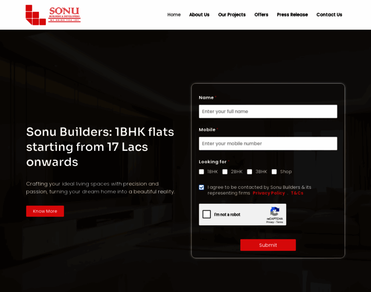 Sonubuilders.in thumbnail Sonubuilders.in thumbnail