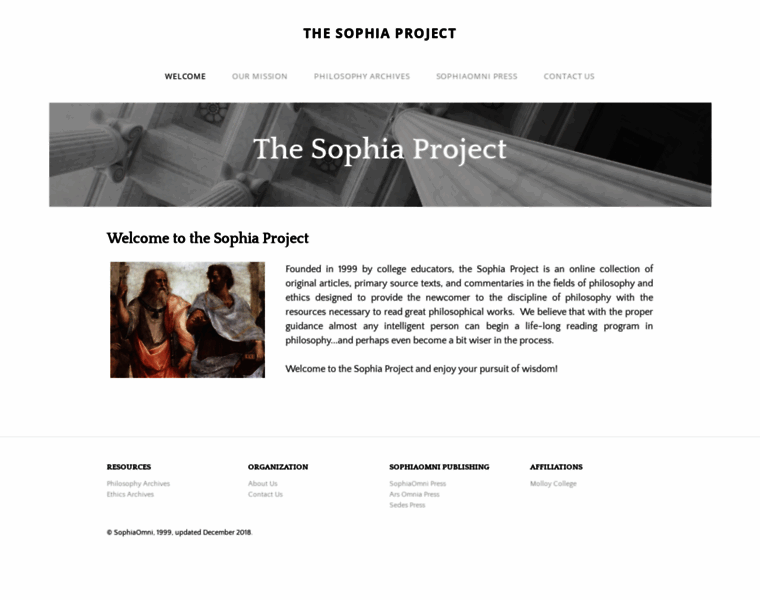 Sophia-project.org thumbnail