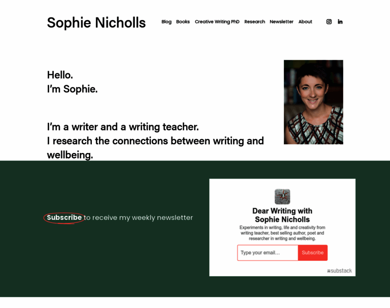 Sophienicholls.com thumbnail