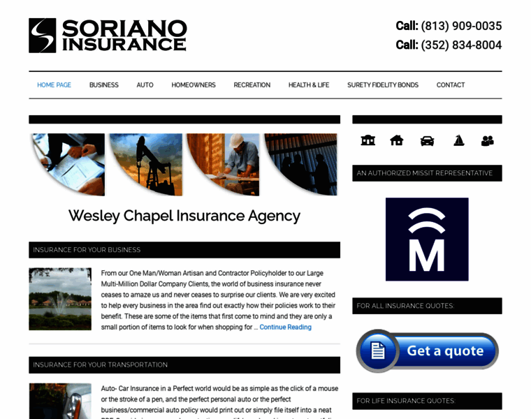 Sorianoinsurance.com thumbnail