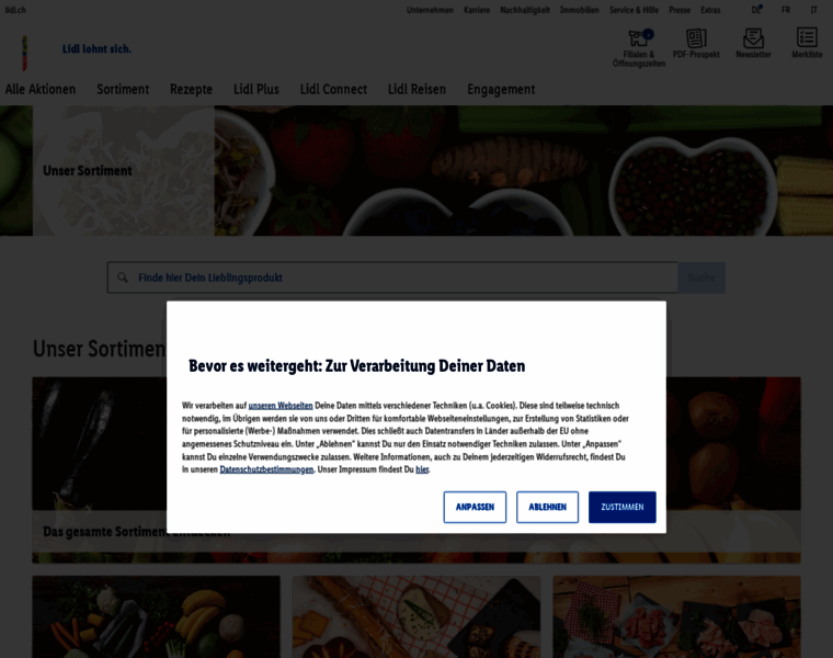 Sortiment.lidl.ch thumbnail