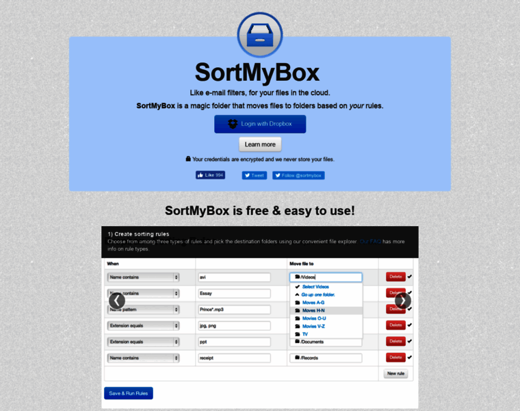 Sortmybox.com thumbnail