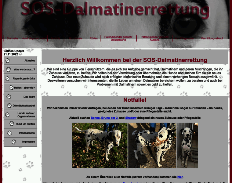 Sos-dalmatinerrettung.de thumbnail
