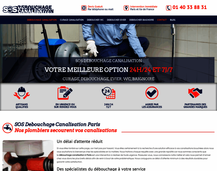 Sos-debouchage-canalisation.fr thumbnail