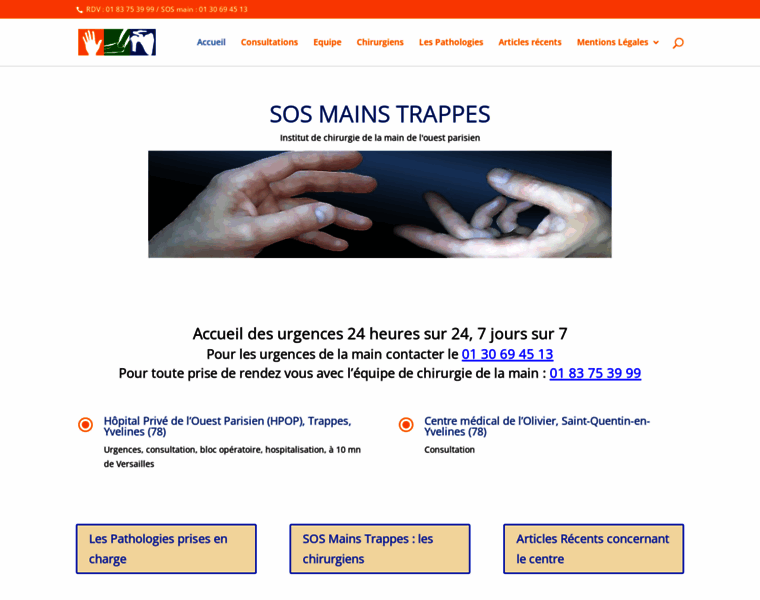 Sos-mains-trappes.com thumbnail