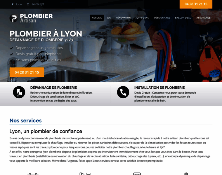 Sos-plombier-lyon.fr thumbnail