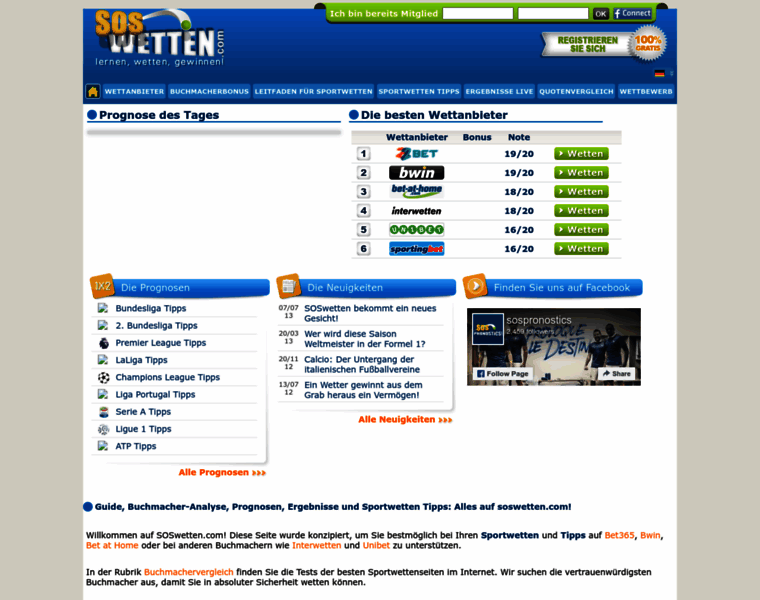 Soswetten.com thumbnail