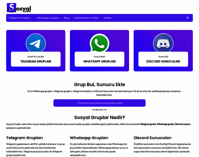 Sosyalgruplar.com thumbnail