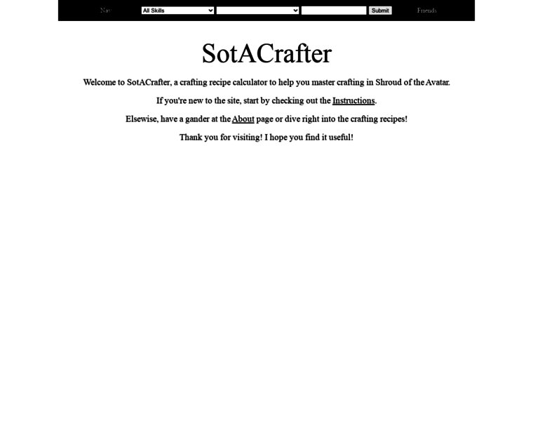 Sotacrafter.com thumbnail
