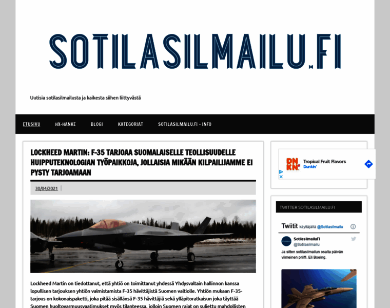 Sotilasilmailu.fi thumbnail