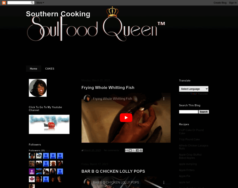 Soulfoodqueen.net thumbnail
