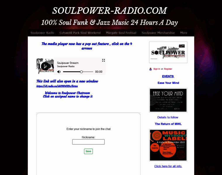 Soulpower-radio.com thumbnail