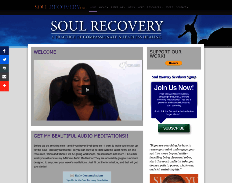Soulrecovery.org thumbnail