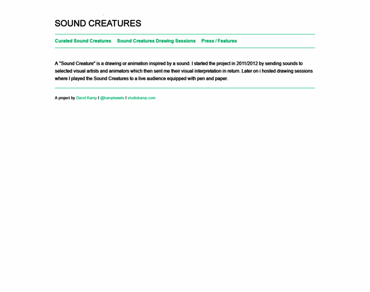 Sound-creatures.com thumbnail