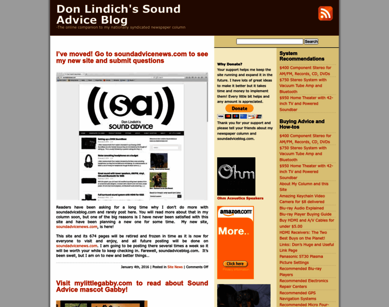 Soundadviceblog.com thumbnail