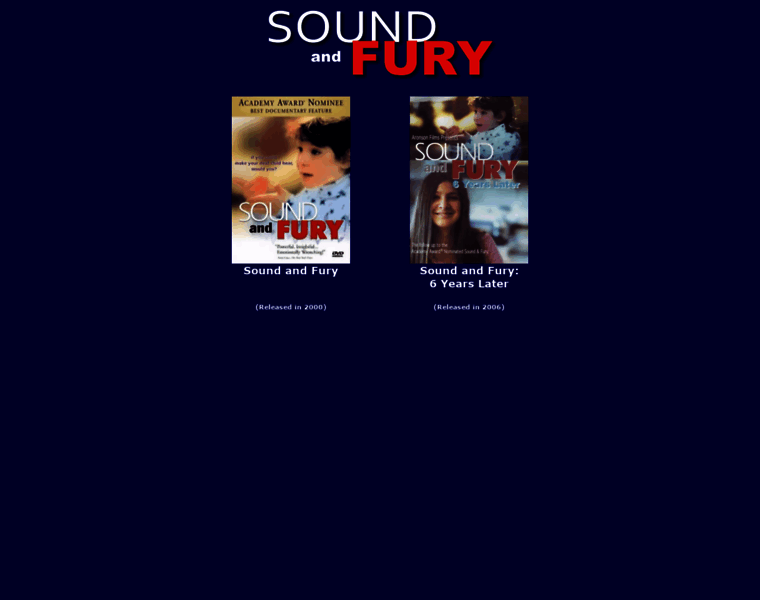 Soundandfuryfilm.com thumbnail