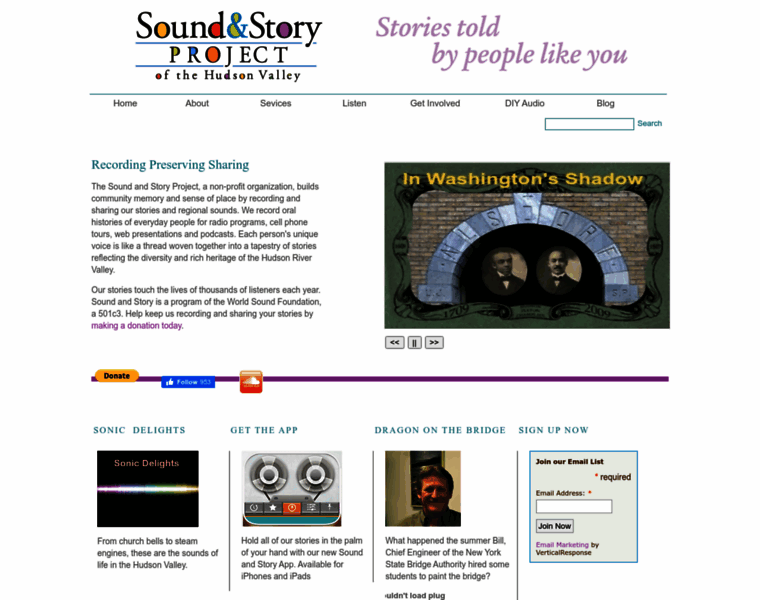 Soundandstory.org thumbnail