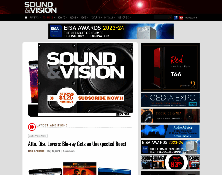 Soundandvision.com thumbnail