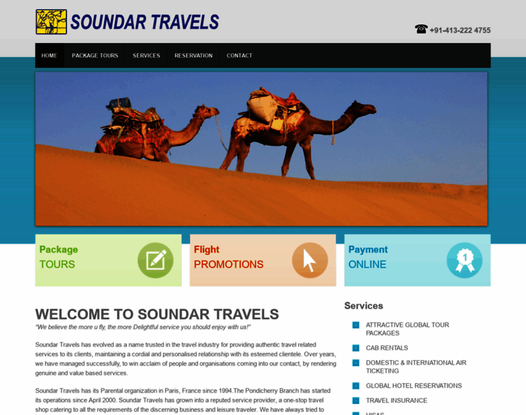 Soundar-travels.com thumbnail