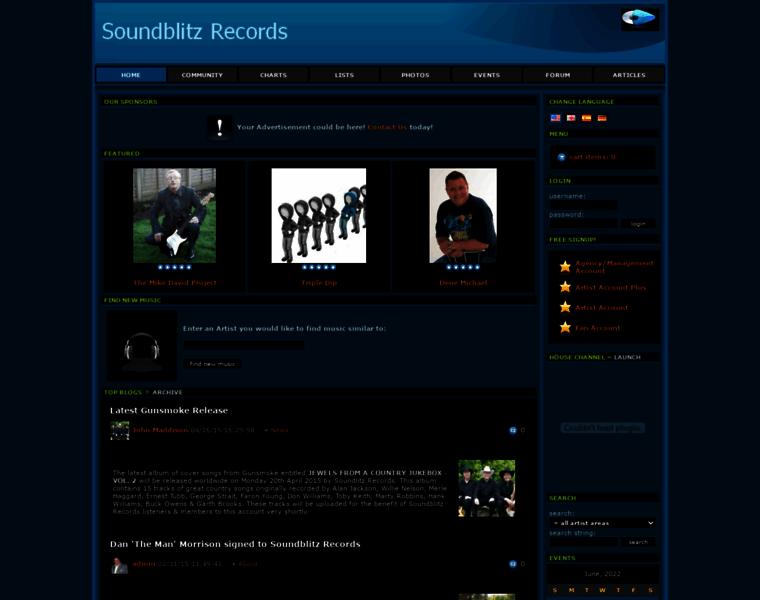 Soundblitzrecords.com thumbnail