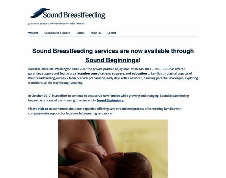 Soundbreastfeeding.com thumbnail