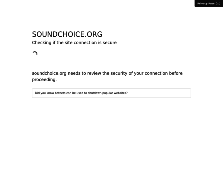 Soundchoice.org thumbnail