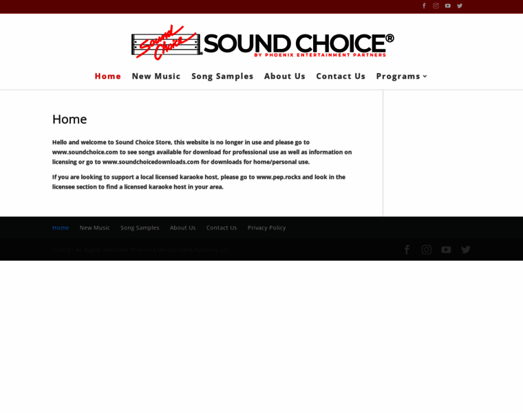 Soundchoicestore.com thumbnail