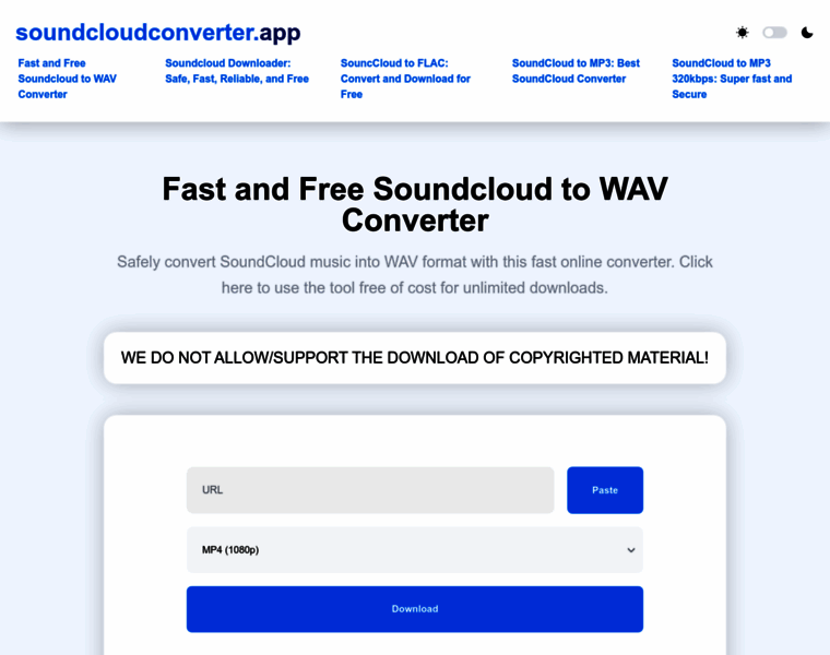 Soundcloudconverter.app thumbnail
