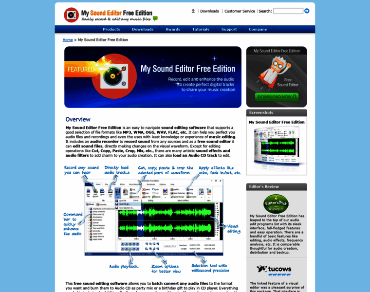 Soundeditingsoftware.net thumbnail