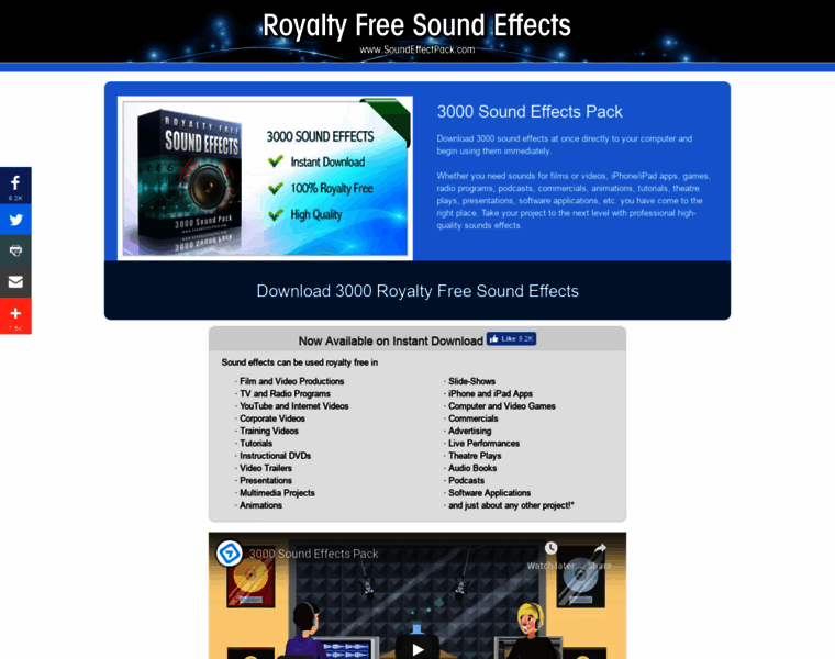 Soundeffectpack.com thumbnail