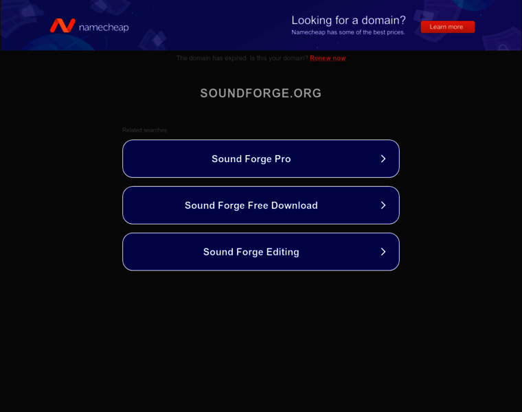 Soundforge.org thumbnail