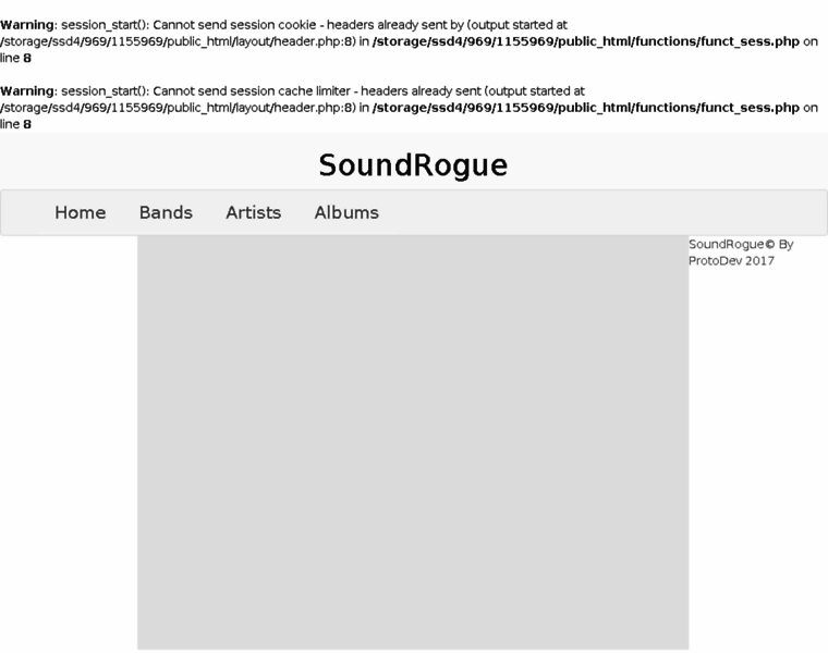 Soundrogue.uphero.com thumbnail