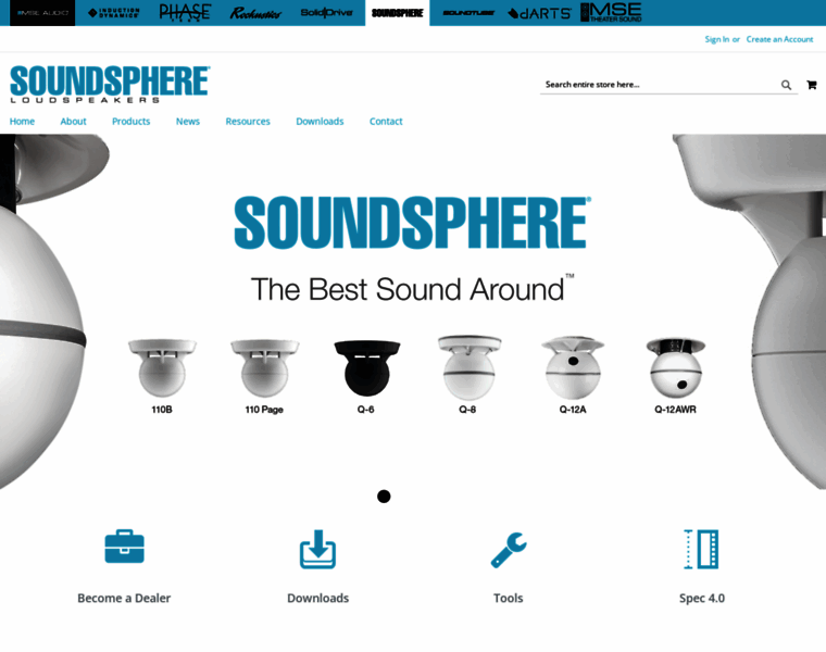 Soundsphere.com thumbnail